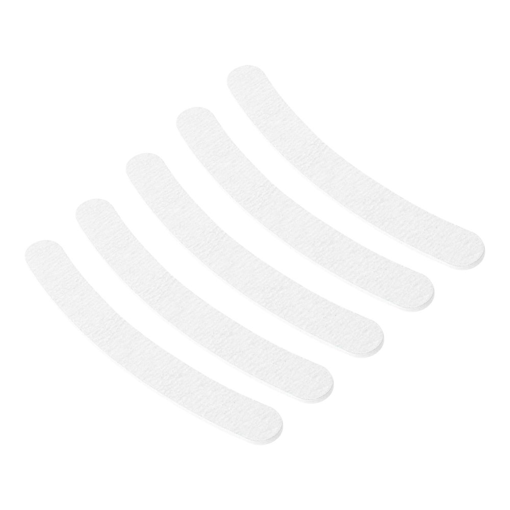 Mikinona 5pcs Eva Nail Files Grit Banana Shape for Nail Art Manicure Random Colors Natural Artificial Professional Personal Use
