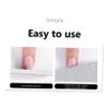 Mikinona 5pcs Eva Nail Files Grit Banana Shape for Nail Art Manicure Random Colors Natural Artificial Professional Personal Use view 3