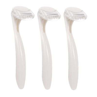 PartyKindom 3pcs Portable Facial Hair Remover for Women Manual Trimmer for Smooth Skin Travel-ready Lightweight and Compact for and Grooming The Go