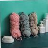 BAZEITFLOW 3pcs Long Back Scrubbers for Bathing Body Scrubbers and Loofahs for Gentle Exfoliating Wash Balls for Daily Use and Skin Health view 3