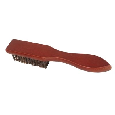 AUTSUPPL Vintage Beard Brush Supple Hair Nylon Brush Shredded Hair Brush for Barber Salon Barber Accessories