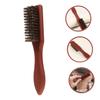 AUTSUPPL Vintage Beard Brush Supple Hair Nylon Brush Shredded Hair Brush for Barber Salon Barber Accessories view 3