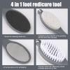 3Pcs 4 in 1 Foot File Callus Remover with Pumice Stone,Foot Rasp Sandpaper,Professional Pedicure Tools for Dead Skin Removal Home Foot Care Ergonomic Non Slip Handle view 3