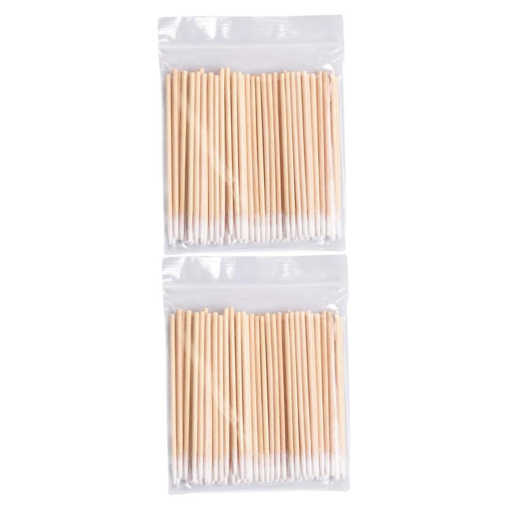 WOFASHPURET 1000pcs Disposable Makeup Cotton Swabs Gentle Tipped Cleaning Sticks for Eyelash Eyebrow Care for Beauty Salons Shops and Home Use
