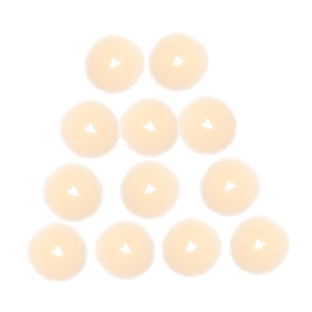 ADOCARN 12pcs Donut Bun Hair Shaper Bun Hair Maker for Girls Safe Material Simple Design
