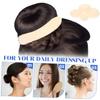 ADOCARN 12pcs Donut Bun Hair Shaper Bun Hair Maker for Girls Safe Material Simple Design view 2
