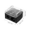 Healeved 5pcs Dual Makeup Pencil Sharpener for Eyebrow Eyeliner Portable Compact Design for Precision Trimming and Easy Carrying for Travel and Daily Use view 2