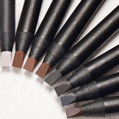 6pcs Waterproof Pre-Draw Mapping Pencils Peel off Eyebrow Pencil Hard Permanent Makeup Eyebrow Pencil (#04 Gray)