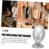 LOORGVEL Inflatable Pvc Hat Support Wig Holder Hat Display Holder Stands for Display Wig Cap view 4