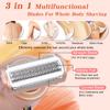 Electric Shaver for Women Bikini Trimmer Facial Hair Removal LED Display Womens Razors for Shaving IPX7 Waterproof Pubic Body Hair Trimmer view 2