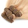 ELIHAIR Virgin Human Hair Weft Weaves Extensions Piano Color Bundle Hair for Full Head 3 Bundles Straight Hair #27/613 view 3