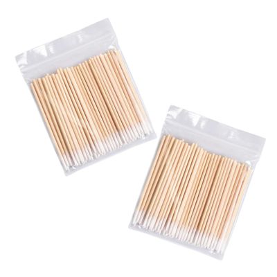 CALLARON 1000pcs Precision Tip Cotton Swabs One-use Makeup Sticks Eyebrow Cleaning Rods Eyelash Cleaning Sticks Makeup Supply