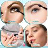 50 Pcs Eye Shadow Applicator Sticks, 1.9" Reusable Short Handle Dual Sided Sponge Cosmetic Brushes, Professional Disposable Single Head Soft Mini Portable Makeup Tools for Cream (Black) view 4