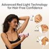Amifiy Ice Cooling IPL Home Use Hair Removal Device, Laser Hair Removal Machine Painless Epilator for Women Men, 3 Energy Levels & 2 Modes, Face Body Use with Razor & Glasses view 4