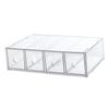 ABOOFAN Acrylic Makeup Organizer Compartment Storage Box Vanity Organizer Makeup Beauty Product Holder Countertop Dresser Bathroom view 1