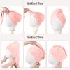 5 Pack Microfiber Hair Towel,Hair Turbans for Wet Hair,Super Absorbent Microfiber Hair Towel for Curly Hair,Head Towel to Dry Hair Quickly (Pink) view 4