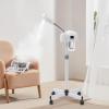Professional Facial Steamer, 360 Rotate Facial Steamer for Esthetician, 110V 60Hz Professional Skin Care Equipment, 750W Esthetician Steamer for Salon Beauty and Spa, White view 2