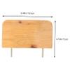 CIYODO Wooden Bathtub Head Pillow Detachable Head Rest for for Relaxing Bath Fits Tub Styles Bath Accessory view 2