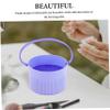BRIGHTFUFU Cosmetic Brush Cleaner Makeup Brush Sponge Storage Cleaning Bowl for Makeup Tools view 3