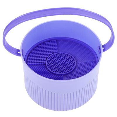 Cabilock Silicone Makeup Brush Cleaner Holder Drying Bowl for Makeup Brushes Travel Organizer