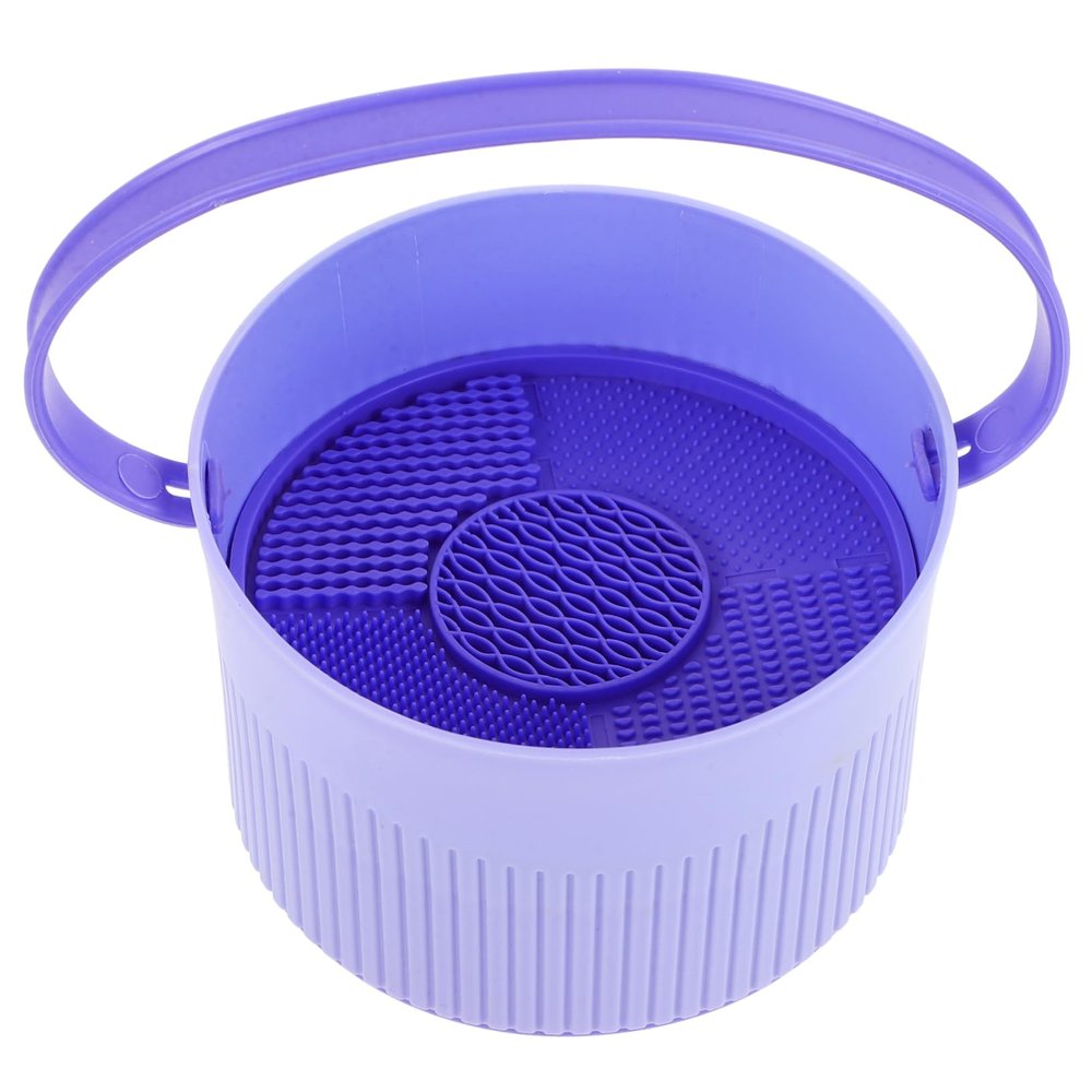 Cabilock Silicone Makeup Brush Cleaner Holder Drying Bowl for Makeup Brushes Travel Organizer