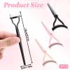 3 Pcs Eyelash Separator Tools, Washable Stainless Steel Eyelash Combs to Separate Lashes Practical Reusable Lash Comb Mascara Tool for Combing Separating Lashes view 2