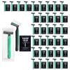 Disposable Razors in Bulk Razors and Shaving Cream Bulk,Shave Kit in Bulk Twin Blade Razors with Protective Cap for Hotel, Airbnb, Homeless, Shelter, Camping and Travel (120) view 1