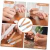 PLAFOPE Stainless Steel Nail Clippers Set for Travel Home Manicure Kit Easy Nail Cutting view 4