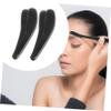 FOYTOKI 2pcs Professional Eyebrow Shaper Lash Comb Stencil Beauty Tool for Women Eyelash Brush view 2