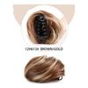 ZHONGCHENGWU Hair Buns, Synthetic Claw Hair Bun Chignon Clip-in Updo for Women Hairpieces For Women(Brown gold) view 2