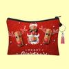 Angoily 8sets Blank Canvas Makeup Bags for Heat Transfer Sublimation Makeup Organizer Zipper Pencil Cases for Diy and Travel view 2