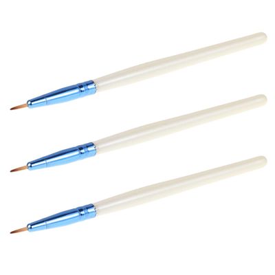 Beatifufu Precision Application Brush 3pcs Angled Eyeliner Brushes Versatile for Eyeliner Concealer Shadow Comfortable Bristles Travel Kit