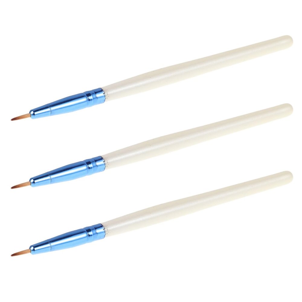 Beatifufu Precision Application Brush 3pcs Angled Eyeliner Brushes Versatile for Eyeliner Concealer Shadow Comfortable Bristles Travel Kit