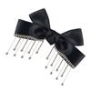 CALLARON Elegant Bow Hairpin for Women Rhinestone Hair Bow Clip Hair Barrette Tassel view 1