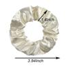 14 Pcs Satin Cloth Hair Scrunchies, 3.94 Inch Elastic Ponytail Clips, Elastic Curly Hair Ties and Ropes for Women Hair Accessories, Party, Holiday Dress Accessories (Dark Gray) view 3