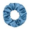 30 Pcs Satin Cloth Hair Scrunchies, 3.94 Inch Elastic Ponytail Clips, Elastic Curly Hair Ties and Ropes for Women Hair Accessories, Party, Holiday Dress Accessories (Black Blue) view 1
