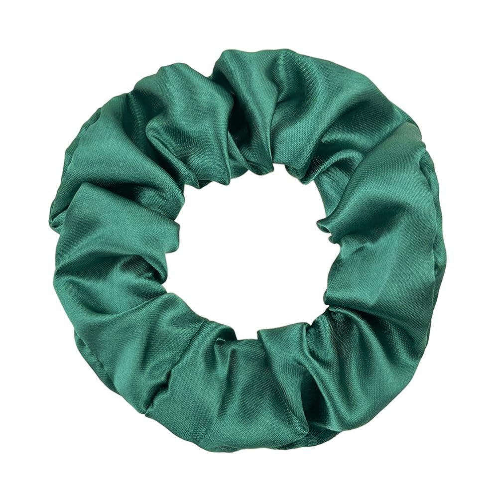 14 Pcs Satin Cloth Hair Scrunchies, 3.94 Inch Elastic Ponytail Clips, Elastic Curly Hair Ties and Ropes for Women Hair Accessories, Party, Holiday Dress Accessories (Sea Green)
