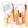 HAPINARY 60pcs Clear Lip Balm Holders with Double-sided Adhesive Tape Lipstick Packaging for Vanity and Handbag Storage Protects Lipsticks from Damage view 4