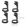 Happyyami 4pcs Modern Bread Brush Stand Hair Brush Organizer Storage Holder for Men Barber Tool Holder view 2