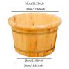 AFXGUSD Wood Foot Bath Tub Footbath Basin Deep Foot Soak Bucket with Massage Foot Wash Bucket Foot Soaking Tub for Home Foot SPA view 2