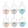 BRIGHTFUFU 6pcs Beauty Egg Storage Box Dustproof Makeup Organizer Kaboodle Case Travel Toiletry view 1