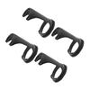 PartyKindom 4pcs Modern Design Hairdressing Tools Beard Brush Holder Storage Stand Stylist Essentials Hair Brush Organizer for Professionals view 1