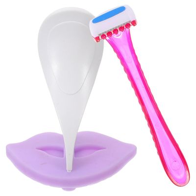 WOONEKY Women's Hair Trimmer Tool with Shaving Stencil for Intimate Grooming Durable and Safe Razor with Creative Design for Unique Styles Personal Grooming Needs