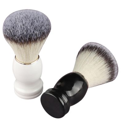 HAPINARY 4pcs Soft Shaving Brush for Men Manual Foaming Brush for Beard Care Ergonomic Handle for Comfortable Grip Essential Tool for Barbers and Home Shaving