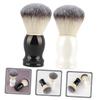 HAPINARY 4pcs Soft Shaving Brush for Men Manual Foaming Brush for Beard Care Ergonomic Handle for Comfortable Grip Essential Tool for Barbers and Home Shaving view 3