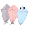 WOFASHPURET 3pcs Rapid Drying Hair Cap Button Absorbent Microfiber Towel for Hair Care view 1