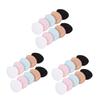 WOONEKY 36pcs Mini Powder Puff Makeup Applicators for Loose Powder and Foundation Soft Comfortable and Portable Blending Tools for Home and Travel Use view 2