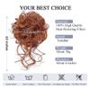 Bun, Synthetic Messy Bun Hair Piece for Women, Wavy Curly Chignon Ponytail Scrunchies for Women(Black brown) view 2