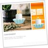 CIYODO 400pcs Heat Resistant Wax Melt Warmer Liners Leakproof Wax Trays for Easy Cleanup and Stain Prevention Compatible with Electric view 3