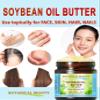 Botanical Beauty SOYBEAN OIL BUTTER 100% Natural Organic Soybean Oil in Shea Nut Butter for FACE, SKIN, BODY, HAIR, NAILS. Beauty Skin Nourishing, Moisturizer Oil Butter (16 Fl Oz) view 3